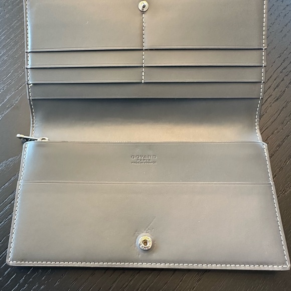 Goyard grey long portfolio wallet. Excellent condition. - Picture 3 of 4